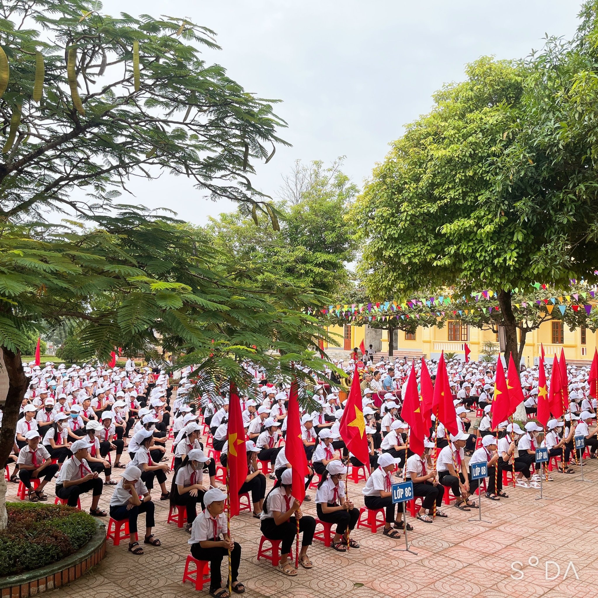 Tưng bừng Lễ khai giảng năm học mới 2022-2023 tại các trường học trên địa bàn xã Kỳ Sơn